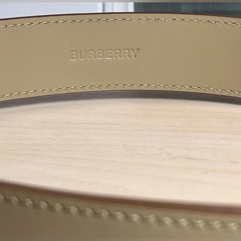 BURBERRY Leather Adjustable Belt